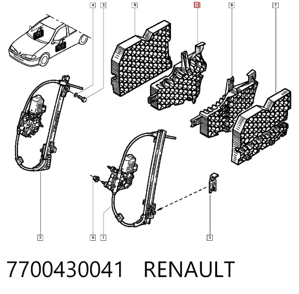  7700430041 Renault (RVI)