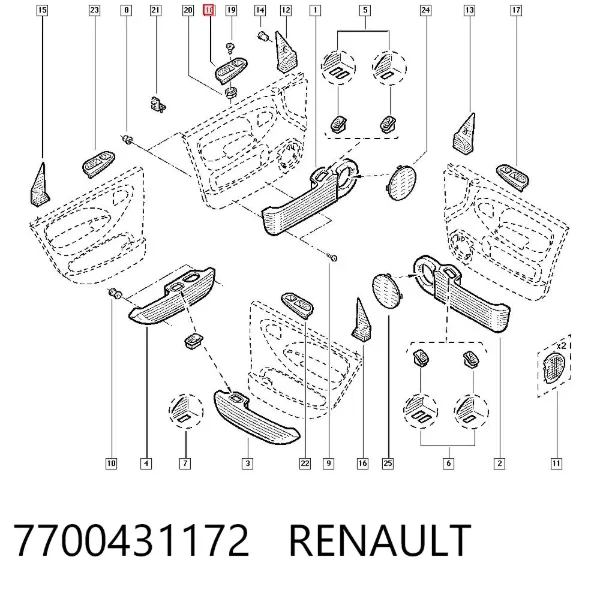  7700431172 Renault (RVI)