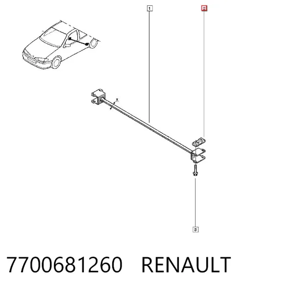  7700681260 Renault (RVI)