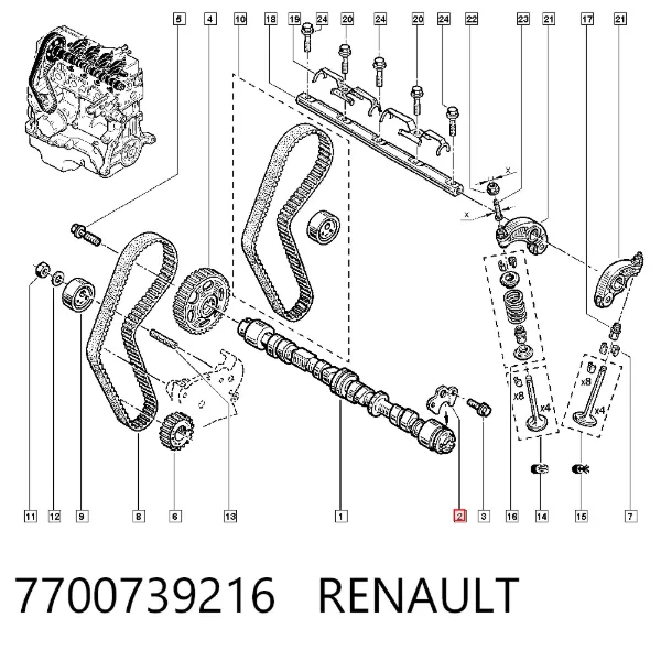  7700739216 Renault (RVI)
