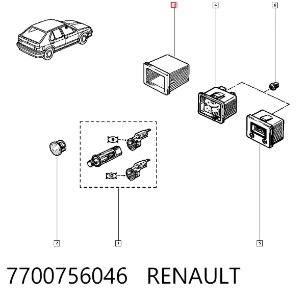  7700756046 Renault (RVI)