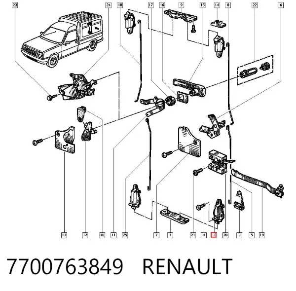  7700763849 Renault (RVI)
