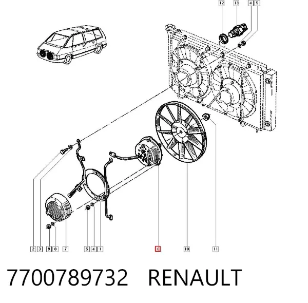  7700789732 Renault (RVI)
