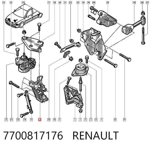  7700817176 Renault (RVI)