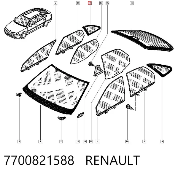  7700821588 Renault (RVI)