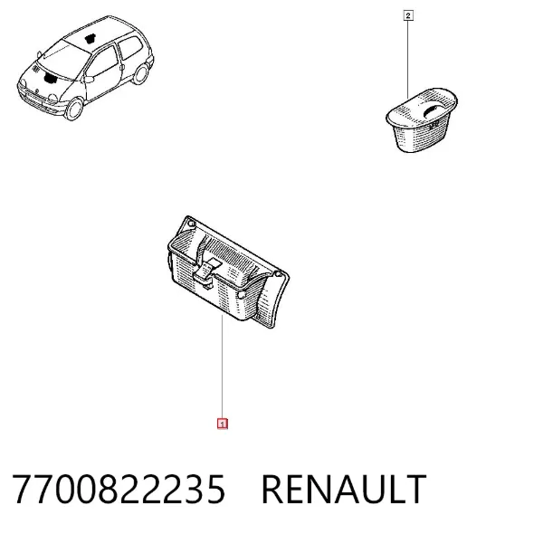 Пепельница 7700822235 Renault (RVI)