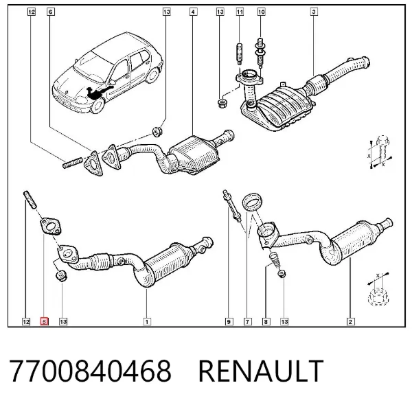  7700840468 Renault (RVI)