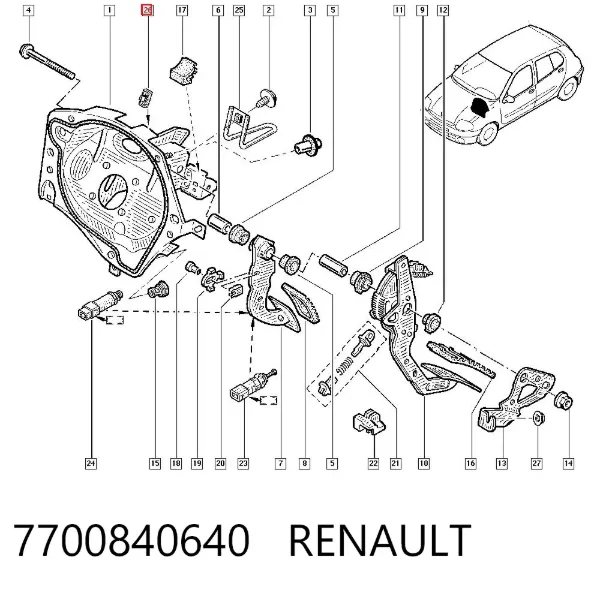  7700840640 Renault (RVI)