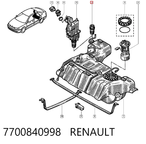  7700840998 Renault (RVI)