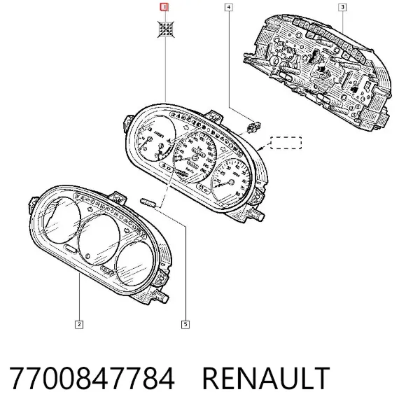 Панель приборов 7700847784 Renault (RVI)