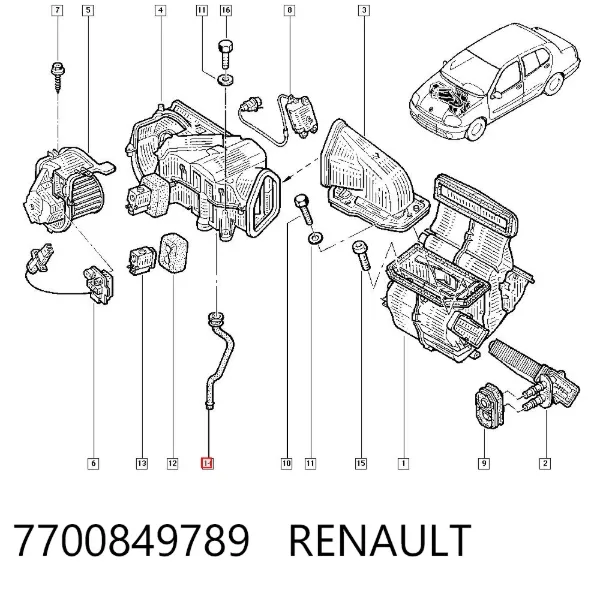  7700849789 Renault (RVI)