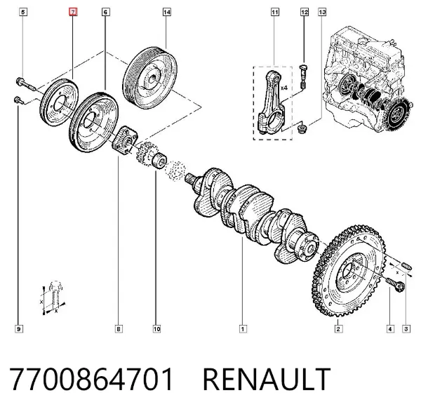  7700864701 Renault (RVI)