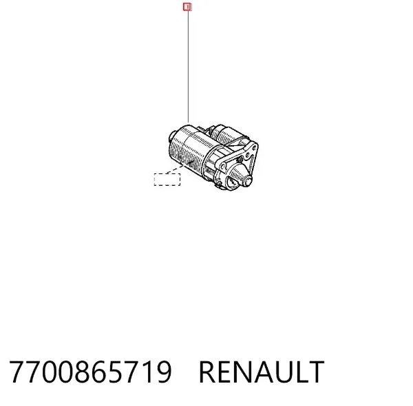 Стартер 7700865719 Renault (RVI)