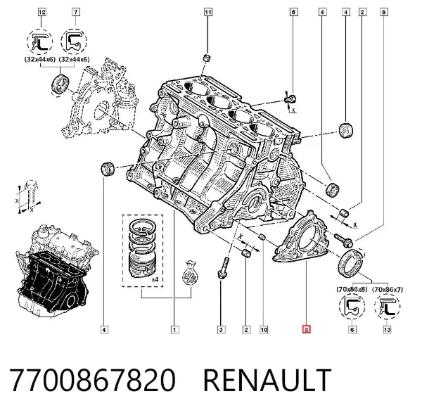  7700867820 Renault (RVI)