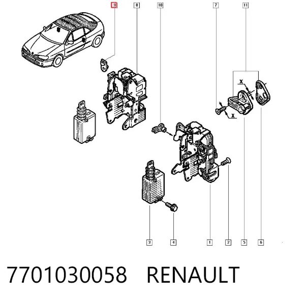  7701030058 Renault (RVI)