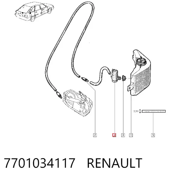 Цилиндр тормозной колесный 7701034117 Renault (RVI)