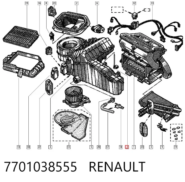  7701038555 Renault (RVI)