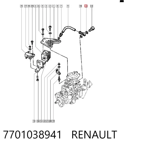  7701038941 Renault (RVI)