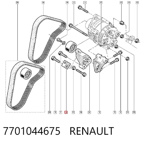  7701044675 Renault (RVI)