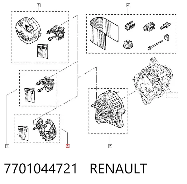  7701044721 Renault (RVI)