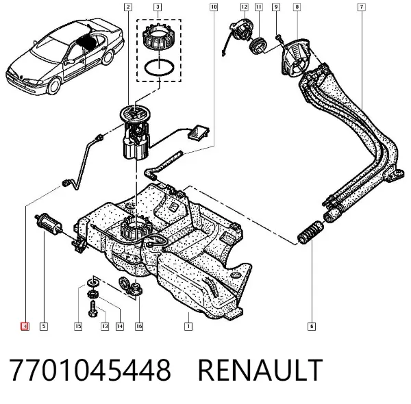  7701045448 Renault (RVI)