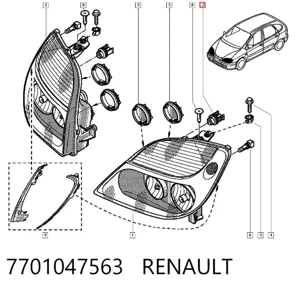 7701047563 Renault (RVI)