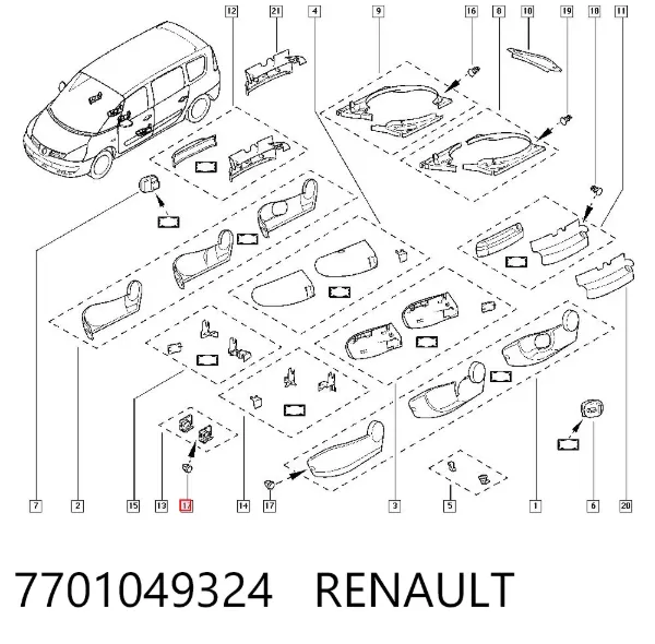  7701049324 Renault (RVI)