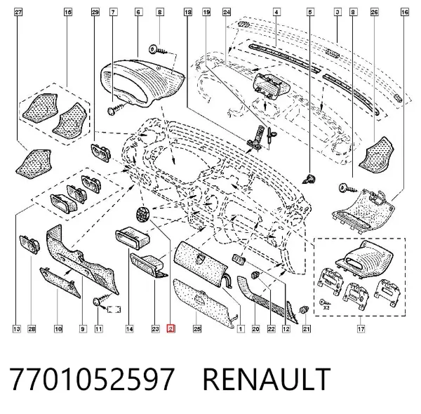  7701052597 Renault (RVI)