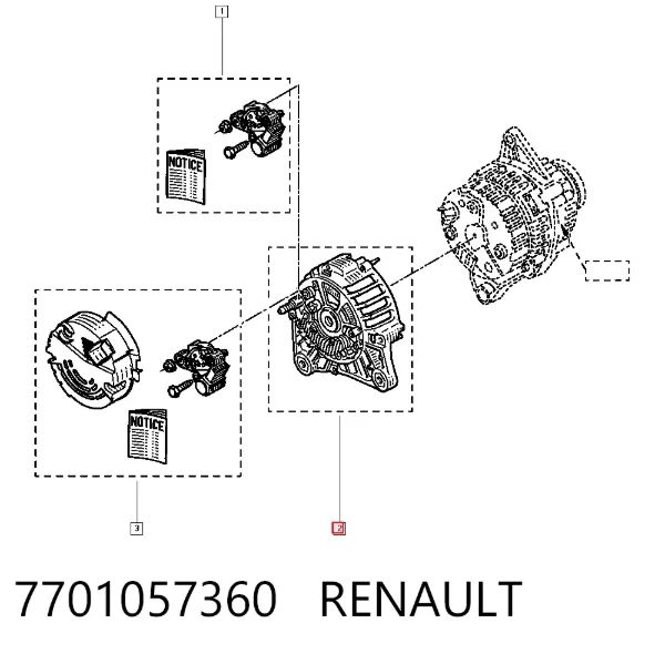  7701057360 Renault (RVI)