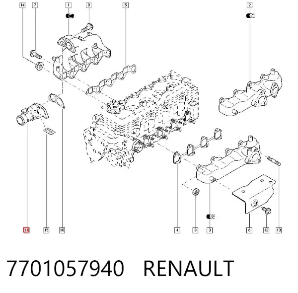  7701057940 Renault (RVI)