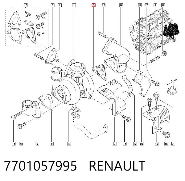  7701057995 Renault (RVI)