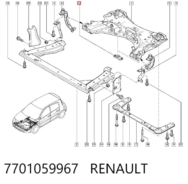  7701059967 Renault (RVI)