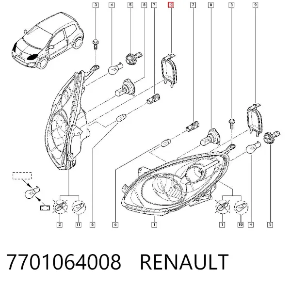  7701064008 Renault (RVI)