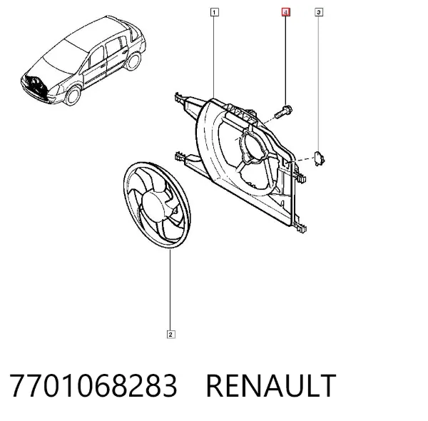  7701068283 Renault (RVI)