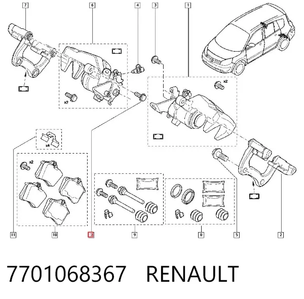  7701068367 Renault (RVI)