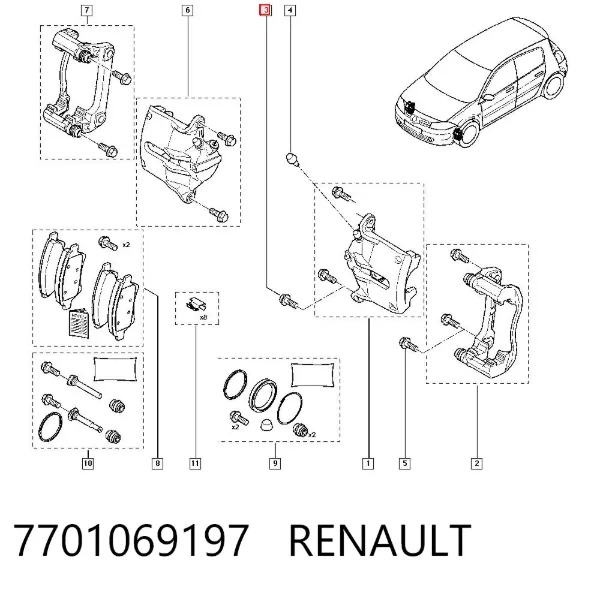  7701069197 Renault (RVI)