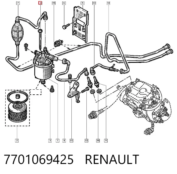  7701069425 Renault (RVI)
