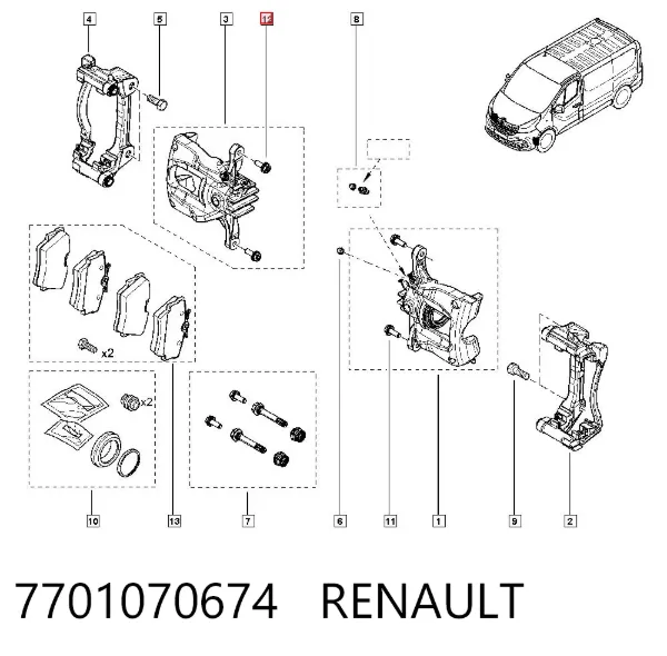  7701070674 Renault (RVI)