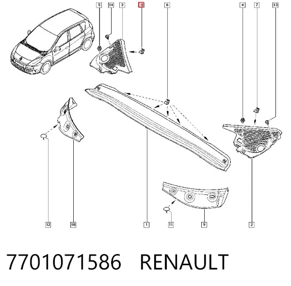  7701071586 Renault (RVI)