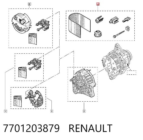  7701203879 Renault (RVI)