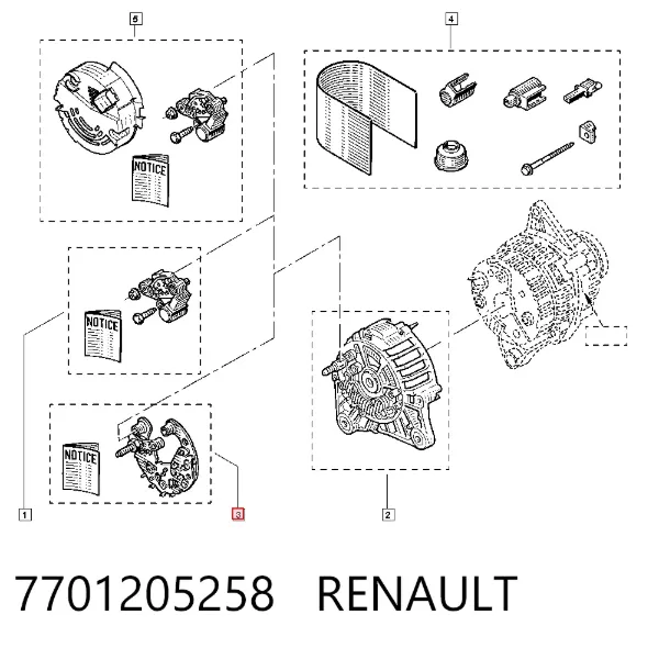  7701205258 Renault (RVI)