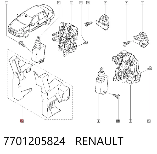  7701205824 Renault (RVI)