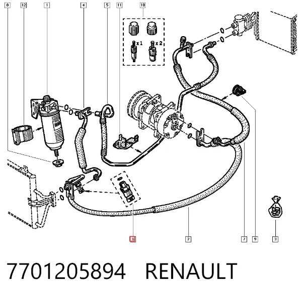  7701205894 Renault (RVI)