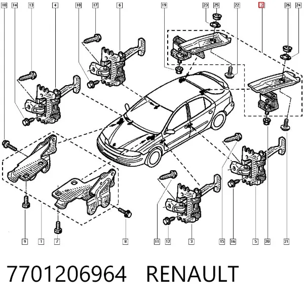  7701206964 Renault (RVI)