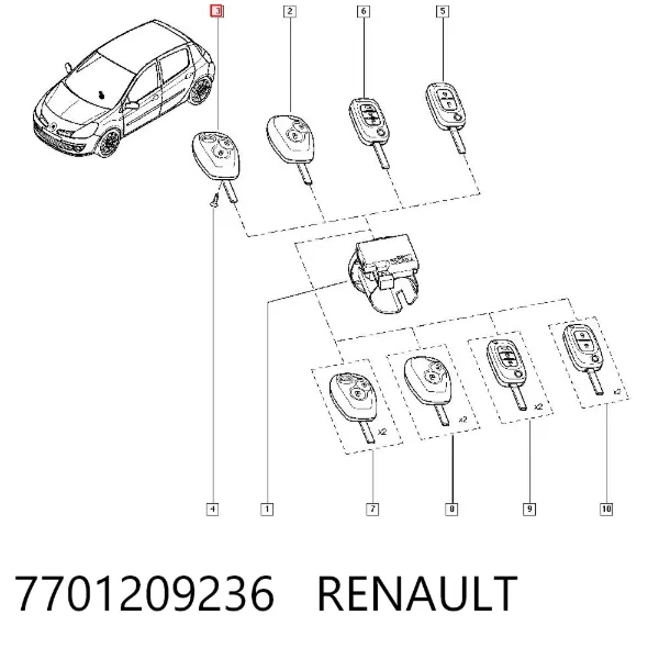 7701209236 Renault (RVI)