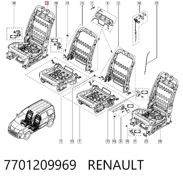  7701209969 Renault (RVI)