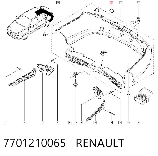  7701210065 Renault (RVI)