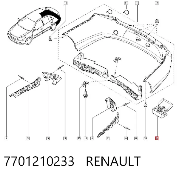  7701210233 Renault (RVI)