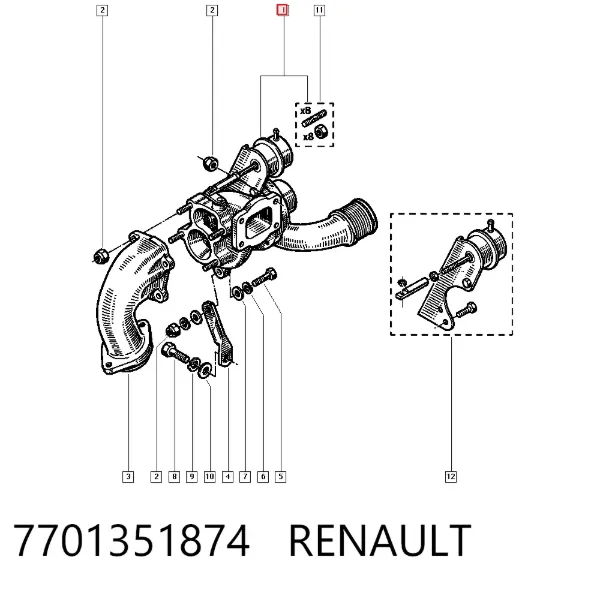 Турбина Renault 19 II