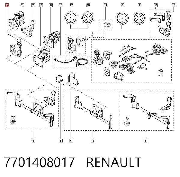  7701408017 Renault (RVI)